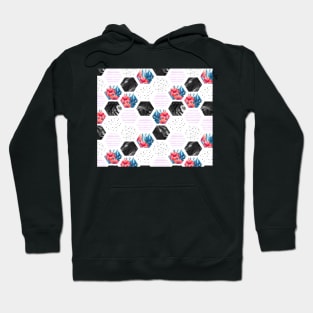 Tropical geometric dream Hoodie